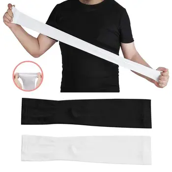 

Unisex Solid Color UV Protection Outdoor Cycling Fingerless Arm Sleeves Cover