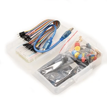 

uno r3 starter kit 400 hole bread board LED learning kit with box