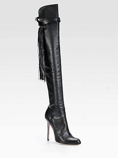 

Sharp Tassels High With Woman Boots Latest Fashion Boots Women Boots Woman Boots
