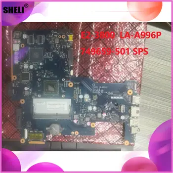 

749659-001 749659-501 749659-601 LA-A996P For HP 15-G Laptop Motherboard NOTEbook pc mainboard system main board E2-3800