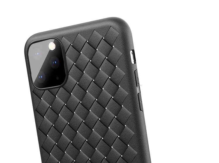 Чехол с дышащей сеткой для iPhone 11 Pro Max XS 6 6S 7 8 Plus X XR кожаный ТПУ тканый BV сетчатый чехол для телефона силиконовый чехол
