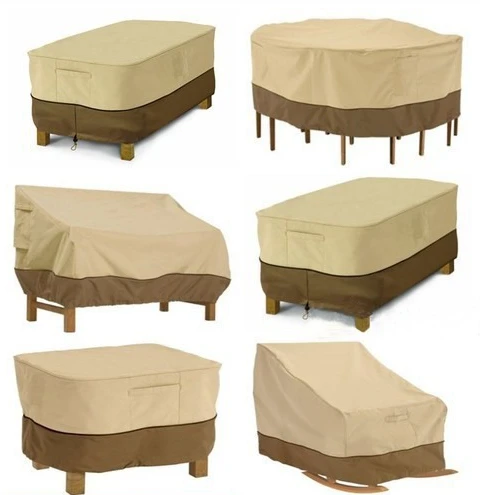 Outdoor Sofa Chairs Cover Garden Furniture Dustproof Waterproof Protector Breathable Oxford Cloth Balcony Sofa Protective Case 5