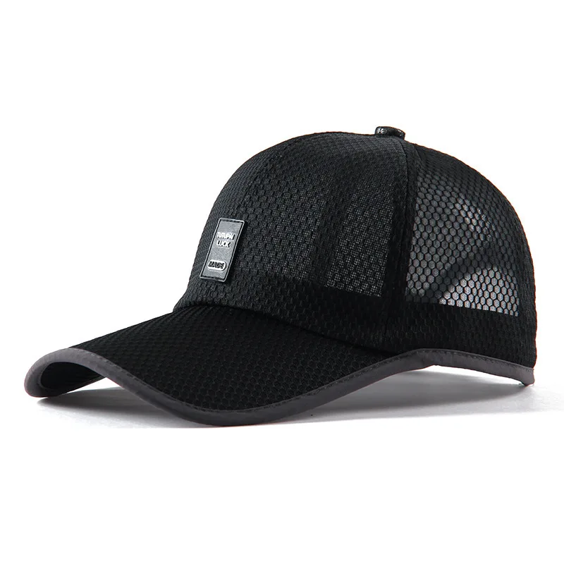 

Hat Men's Summer Tide Outdoor Sunshade Net Cap Fishing Sun Hat Baseball Cap Breathable Duck Tongue Quick Dry Cap
