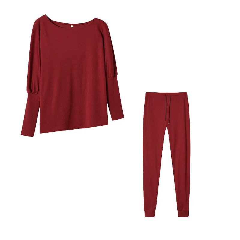 Tracksuit 2 Piece Set Autumn Winter Pullover Top Long Pants Sports Suit Female Sweatshirt Sportswear Suit For Woman