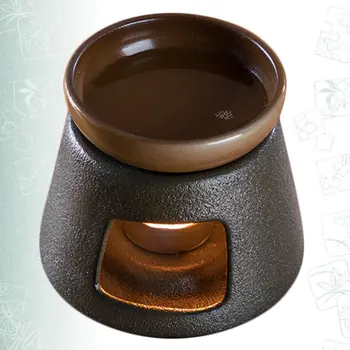 

1Pc Tea Warmer Teapot Warmer Ceramic Candle Stand Tea Heater Tea Stove