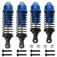 

4pcs Front Rear Shock Absorber Assembled for 1/10 Traxxas Slash 4x4 4WD Upgrade RC Car Parts