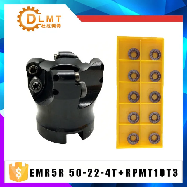 MT2 FMB22 M10 MT3 FMB22 M12 MT4 M16 Shank BAP400R 300R 50 Face Milling CNC Cutter + 10pcs APMT1604 Inserts For Power Tool