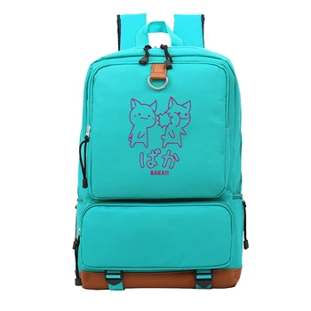 

Baka Rabbit Slap printed male rucksack gray casual backpack 16 inch laptop backpack college student bag backpack Mochila