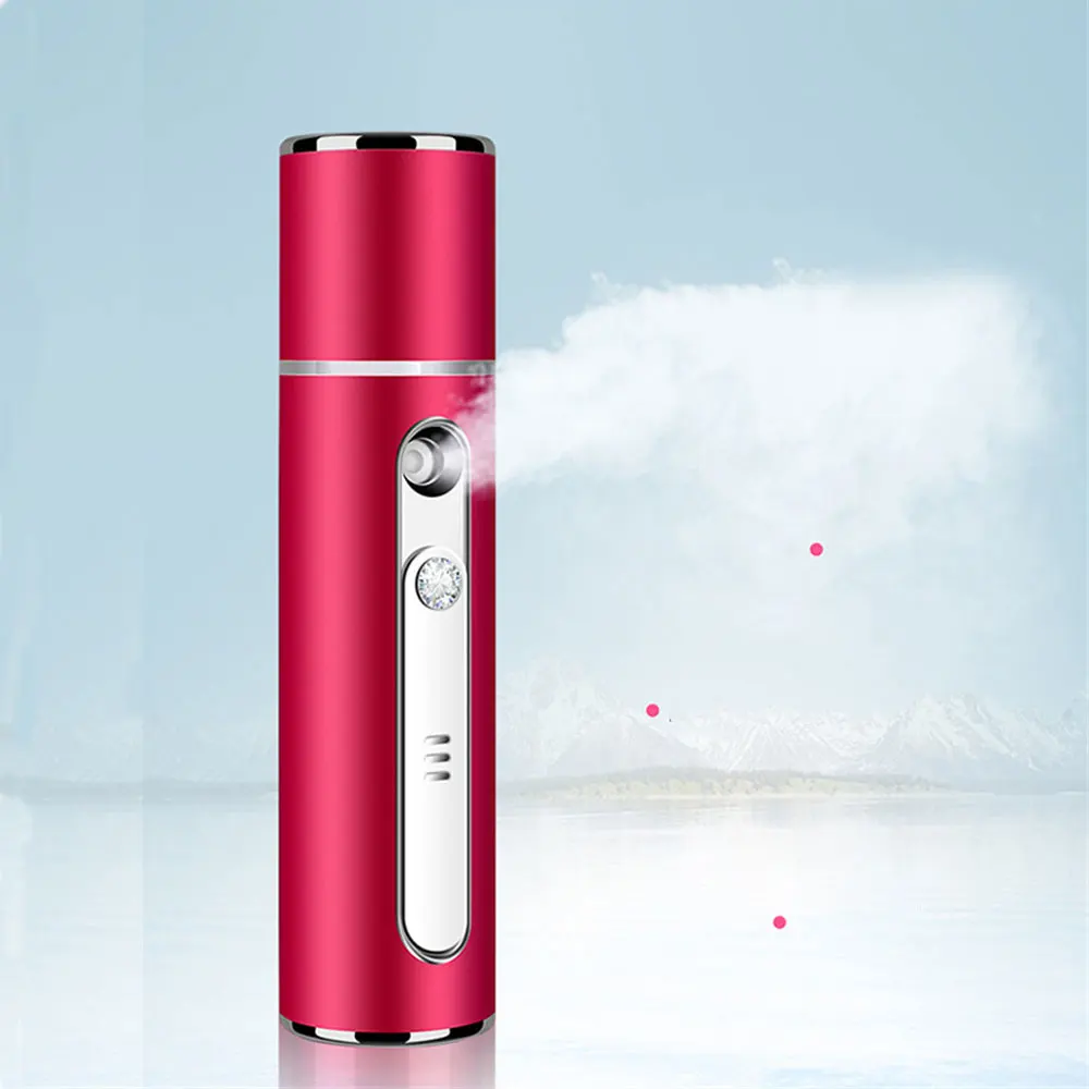 Handy Nano Face Mist Spray Facial Steamer with 2000mAh Battery for Hydrating Cool Eyelash Extensions Cleaning