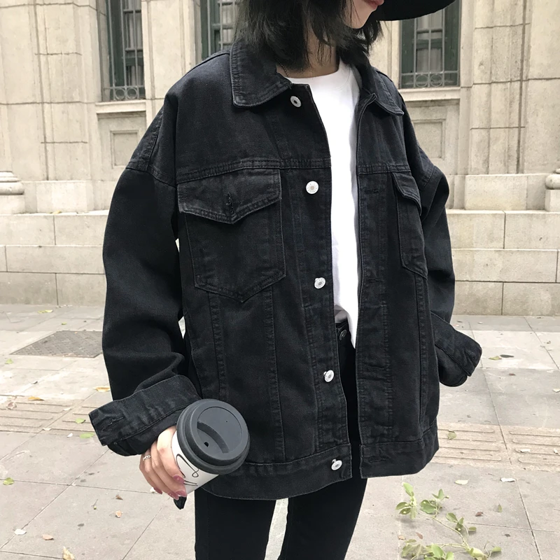 black jeans jacket women's