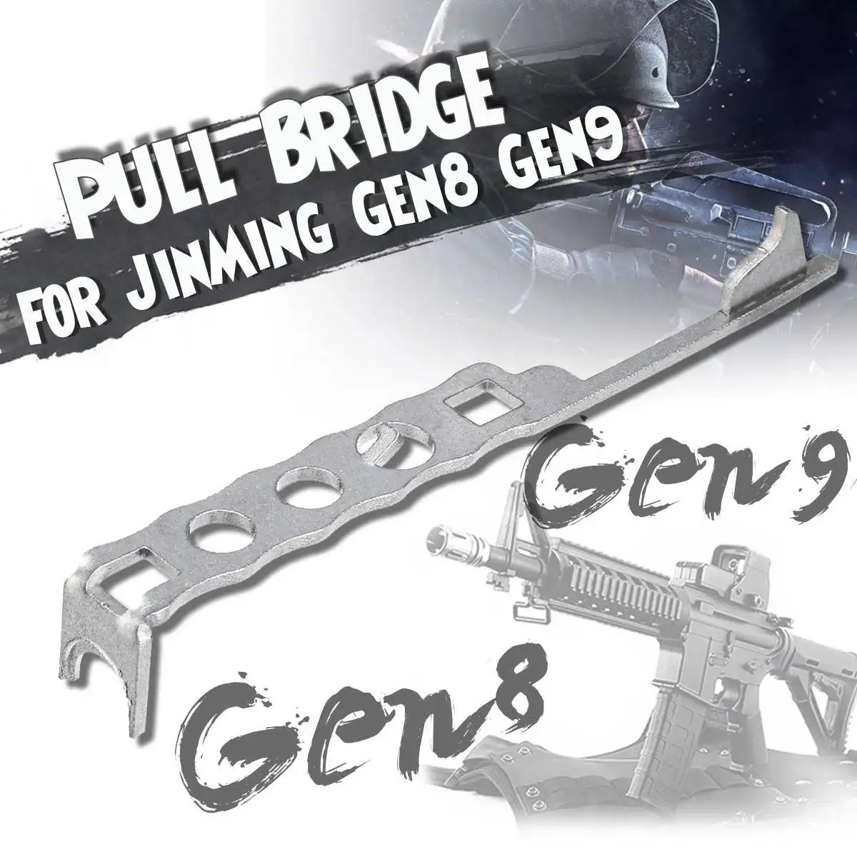 Обновленный металлический Потяните мост для JinMing Gen8 Gen9 гелевый шар бластеры водные игры игрушечное оружие Сменные аксессуары