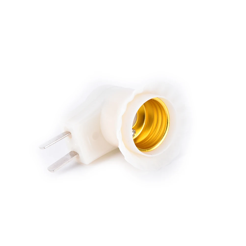 1pc European Standard Plug Type Lamp Holder Screw Mouth E27 Lamp Cap European Regulation Socket Lamp Socket 220V