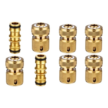 

2 set Hose Quick Connector 1 set 6 pcs with Double Male Hose Connectors 1 set without Double Male Hose Connectors