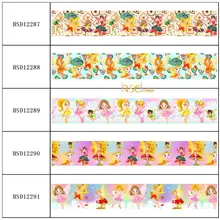 HSDCraft 22 мм 25 мм 38 мм 50 мм 75 мм красивый сказочный дизайн на заказ HT напечатан на корсажной ленте 10 ярдов/рулон