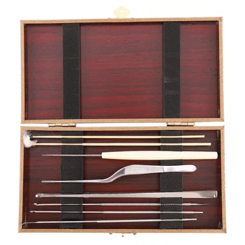 

Practical 8Pcs Cleaning Set Health Care Tool Ear Pick Ear Wax Remover Cleaner Curette Kit