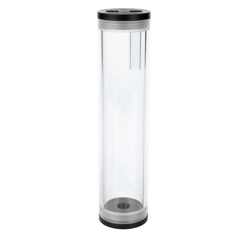 

210MM length 50MM diameter cylindrical water-cooled tank accessories complete PMMA water tank water cooling computer