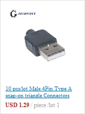 20 шт./партия USB Мужской 5 Pin с оболочкой Micro USB разъем пластиковый корпус Jack хвост телефонный разъем Sockect терминалы DIY