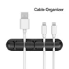 Enrollador de Cable USB, organizador de escritorio, Clips de gestión, soporte para ratón, auriculares y auriculares ► Foto 2/6