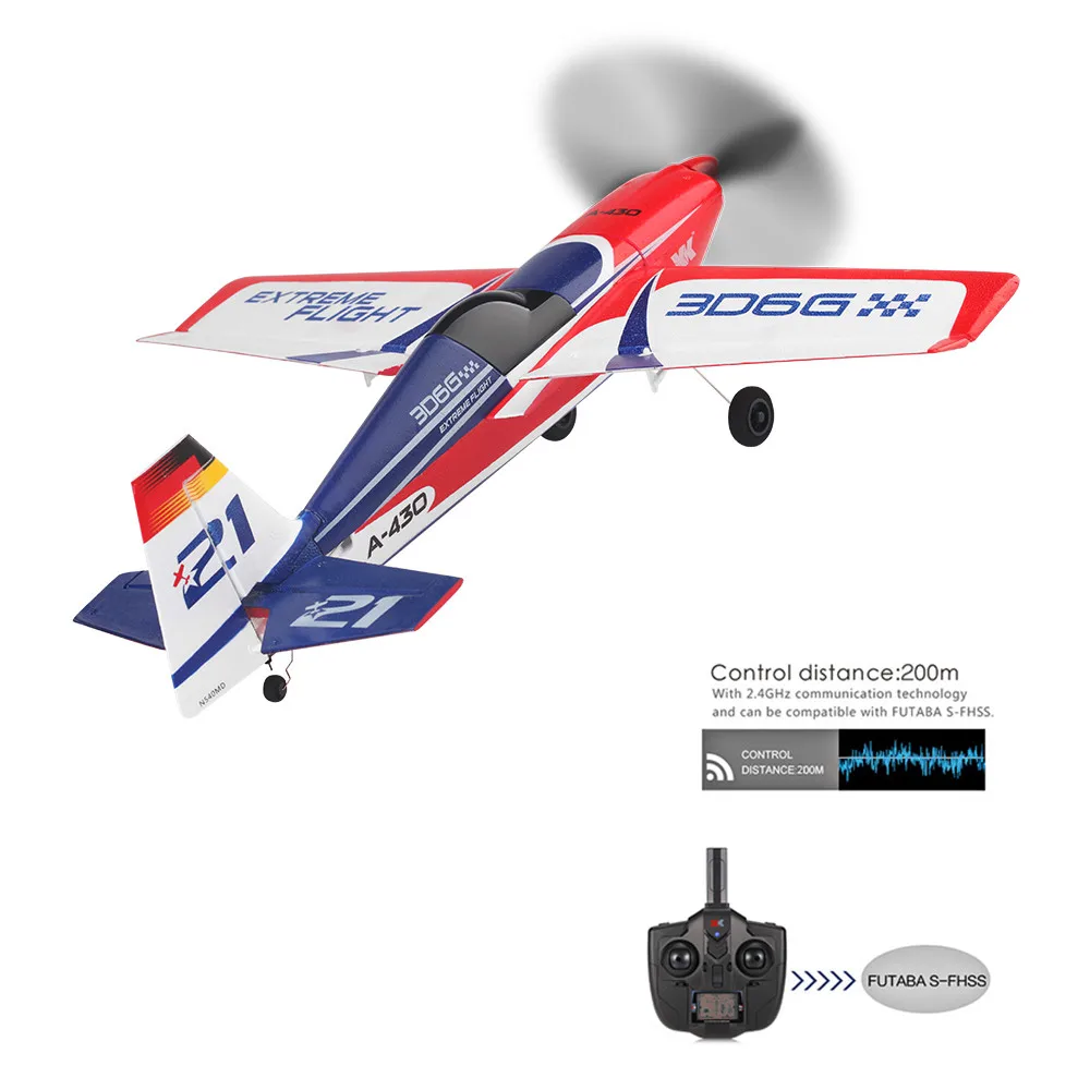 

HIINST 2019 NEW XK A430 2.4G 5CH Brushless Motor 3D6G System RC Airplane EPS Aircraft Children's educational toys&gifts