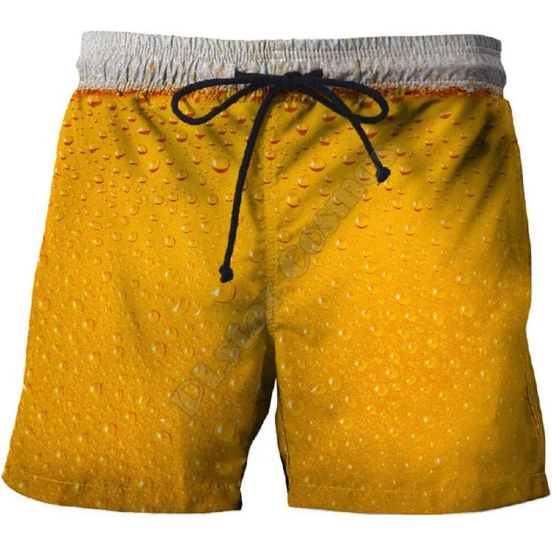 PLstar Cosmos It's Beer 30 Summer Casual Shorts 3D Printed Trousers For Women Men Shorts Comfortable breathable Drop shipping-1