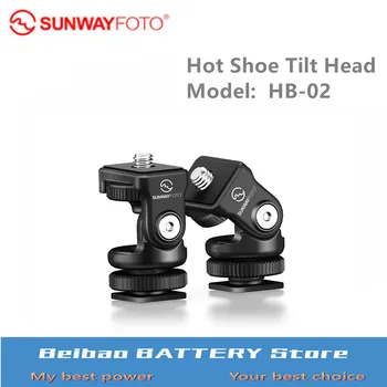

Sunwayfoto Hot Shoe Tilt Head HB-02 Mini Tripod Panoramic Video Mini Ball Ballhead Panorama for Head DLSR Camera Hotshoe Adapter