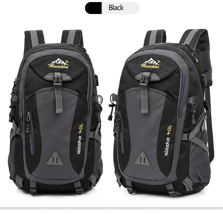 40L Waterproof Men's bag for Male Backpack Travel Sport bag pack Outdoor Unisex Mountaineering Hiking Climbing Camping Bagpacks