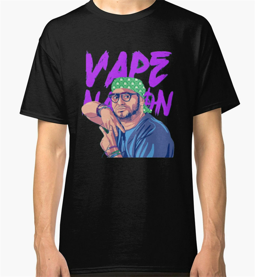 Vape Nation мужские черные футболки одежда уличная футболка | Мужская