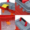 4 Layer Fishing Tackle Portable Toolbox Outdoor Tool Case Screw Hardware Plastic Storage Box tool box with Locking Handle ► Photo 3/6