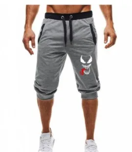 Новая брендовая одежда Venom Мужская короткая Хлопковая мужская футболка с принтом Homme Фитнес Camisetas хип хоп