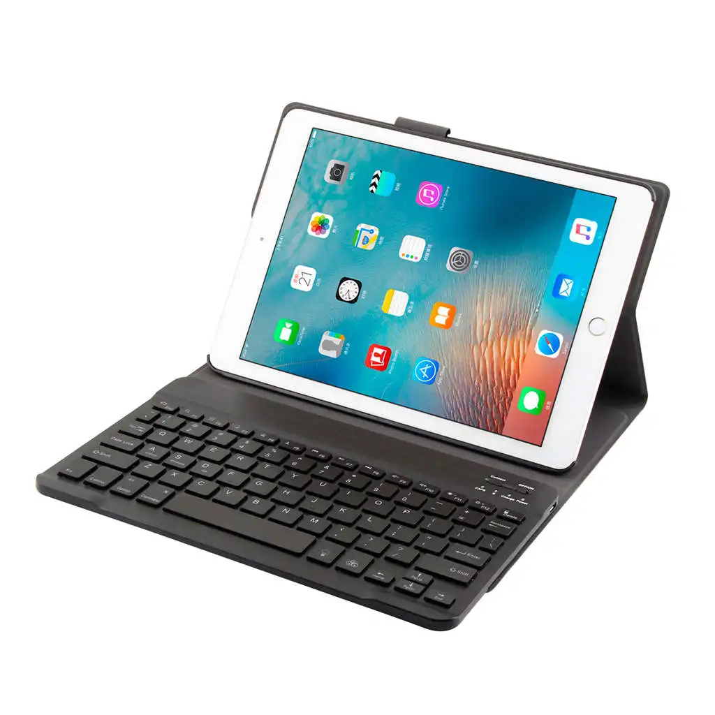 Keyboard Case For New / Ipad, Ipad Pro 9.7, Ipad Air 1 And 2- Detachable Keyboard- Slim Leather Folio Cover- 7
