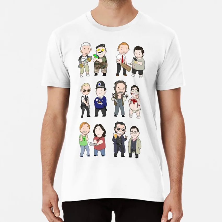 

Pegg and Frost T shirt simon pegg nick frost spaced shaun of the dead hot fuzz grindhouse paul the worlds end alien