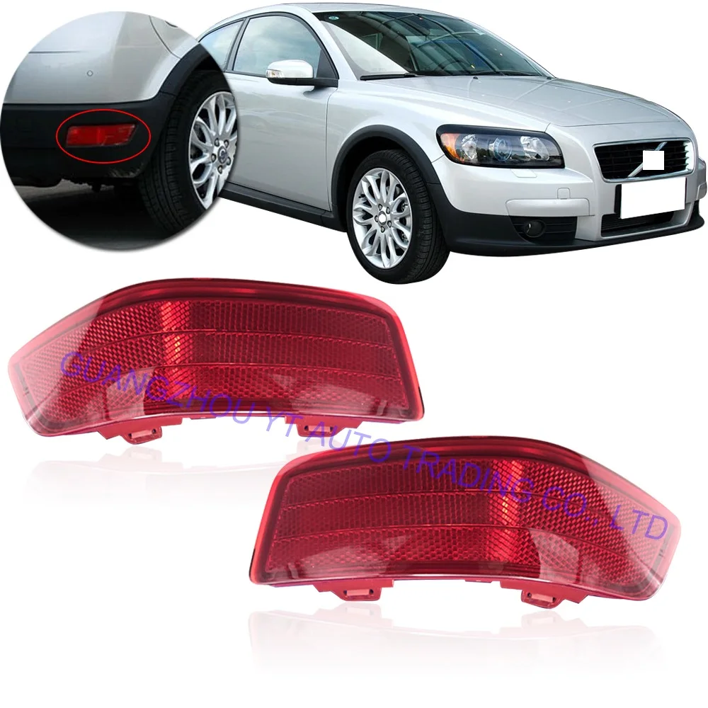 CAPQX для Volvo C30 2006 2007 2008 2009 задний бампер туман светильник отражатель светильник тормозной светильник единый Предупреждение лампа задняя фара Туман лампа