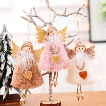 

2021 New Year Gift Cute Christmas Angel Doll Xmas Tree Ornament Noel Deco Christmas Decoration for Home Natal Navidad 2020 Decor