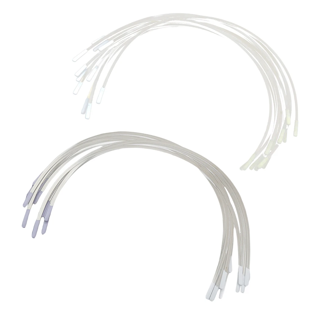 12 Pairs Women Ladies Metal Bra Under Wires Stainless Steel Bra Wire Cup D E