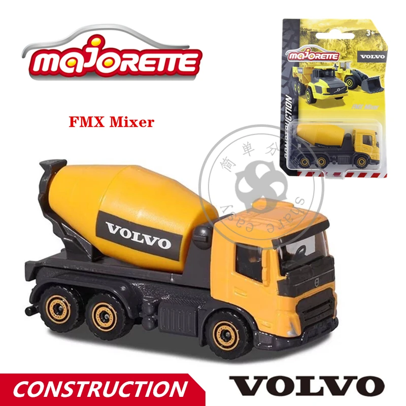 Majorette 1/64 Construction Series Construction Vehicles FMX Mixer