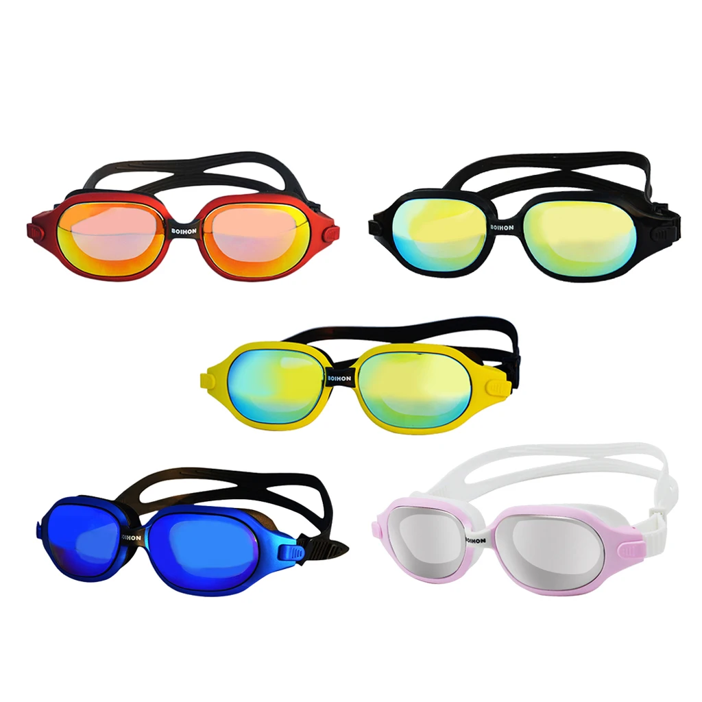 Swimming Goggles Leak-proof Anti Fog Surfing Glasses with Case for Adult Pool Beach Swim Swimming Goggle