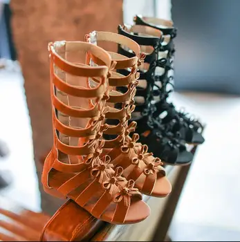 

Children shoes Summer boots High-top fashion Roma girls Kids Gladiator Sandals toddler Girls sandals Brand Fashion Boots