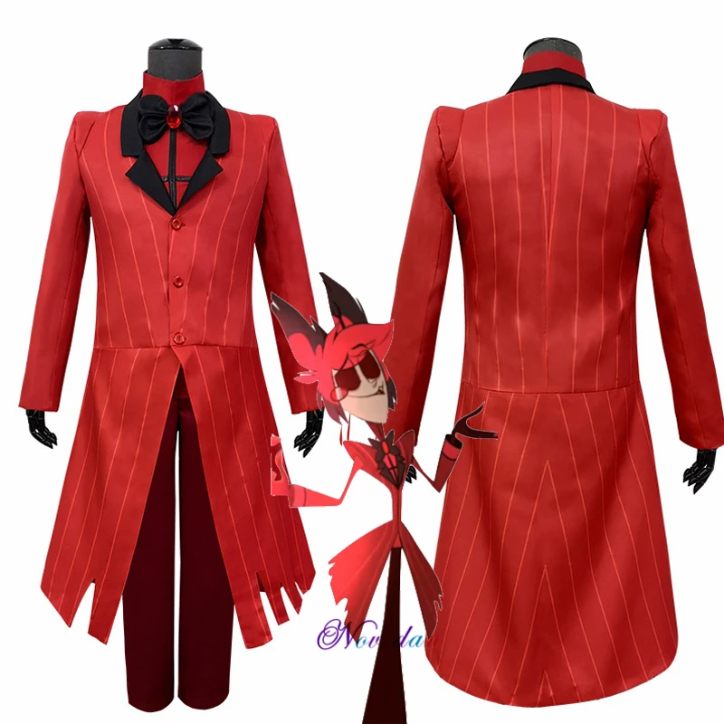 Костюм для косплея ALASTOR Hazbin униформа взрослых мужчин и женщин хеллоуина