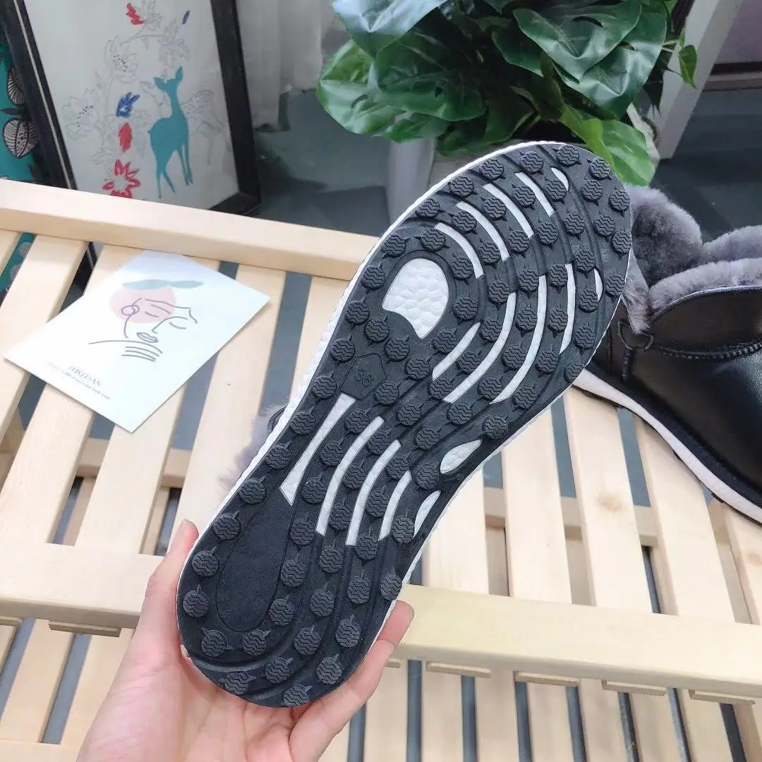 Australian brand high quality snow boots, real leather, pure natural wool, the latest women's shoes