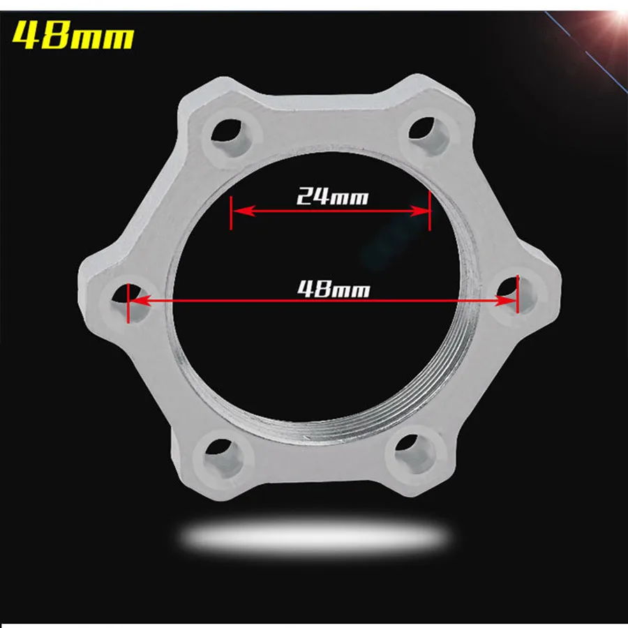 

MTB Mountain Bike Bicycle Disc Brakes Conversion Seat Flange Adapter Base Cycling Hubs Flanges Switch