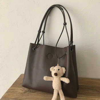

Autumn and Winter Large-Capacity Composite Shoulder Bag Women 2020 New Trendy Tote Bag Korean College Student Class Schoolbag