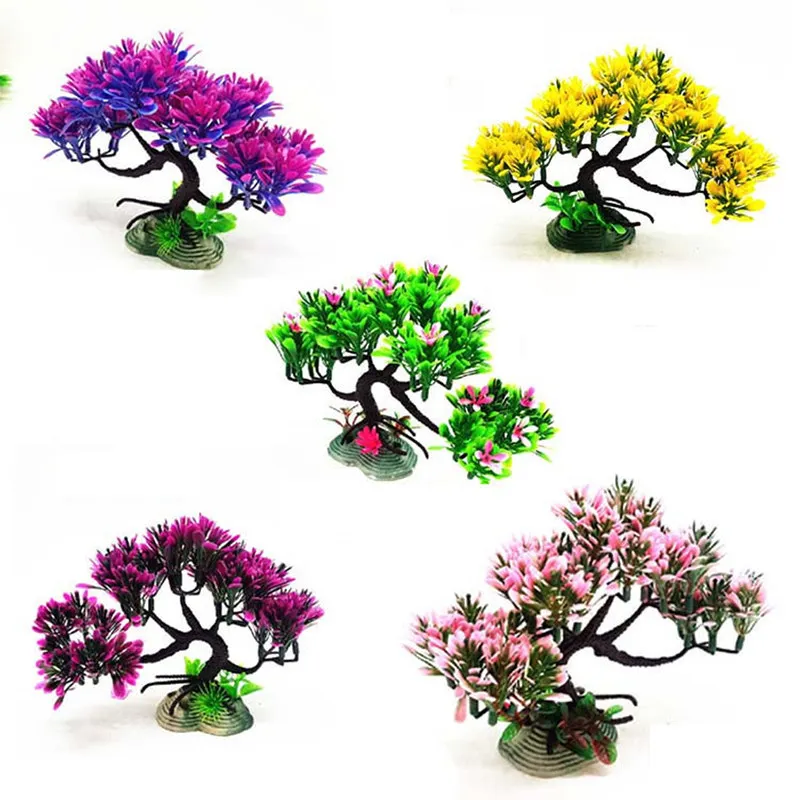 Simulation Artificial Plants Aquarium Decor Water Weeds Ornament Plant Fish Tank Grass Submersible Decoration | Дом и сад