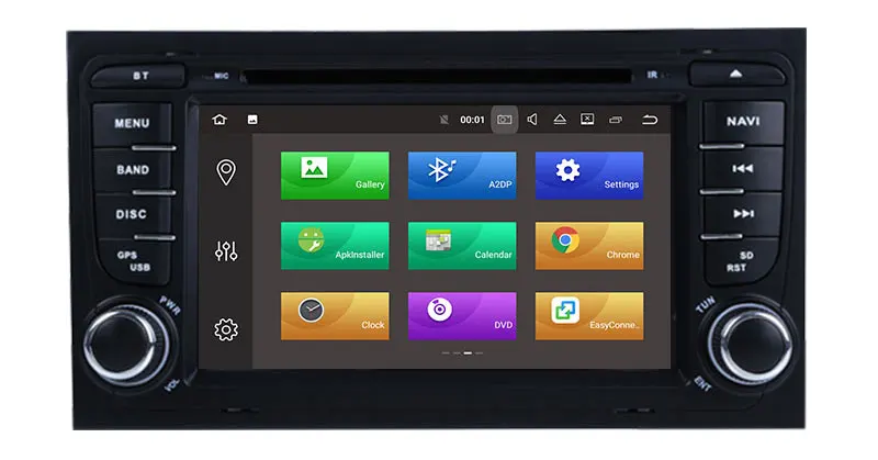 Clearance 7 Inch Android 9.0 Octa core Car DVD Stereo Player For Audi A4 S4 2002-2008 Canbus WIFI Radio GPS Bluetooth Multimedia Carplay 8