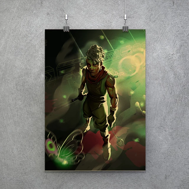 Popular TV Show Arcane Kraft Paper Poster Vi Viktor Jayce Jinx Home Decor Study Bedroom Bar Cafe Wall Paintings Stickers Posters Poster
