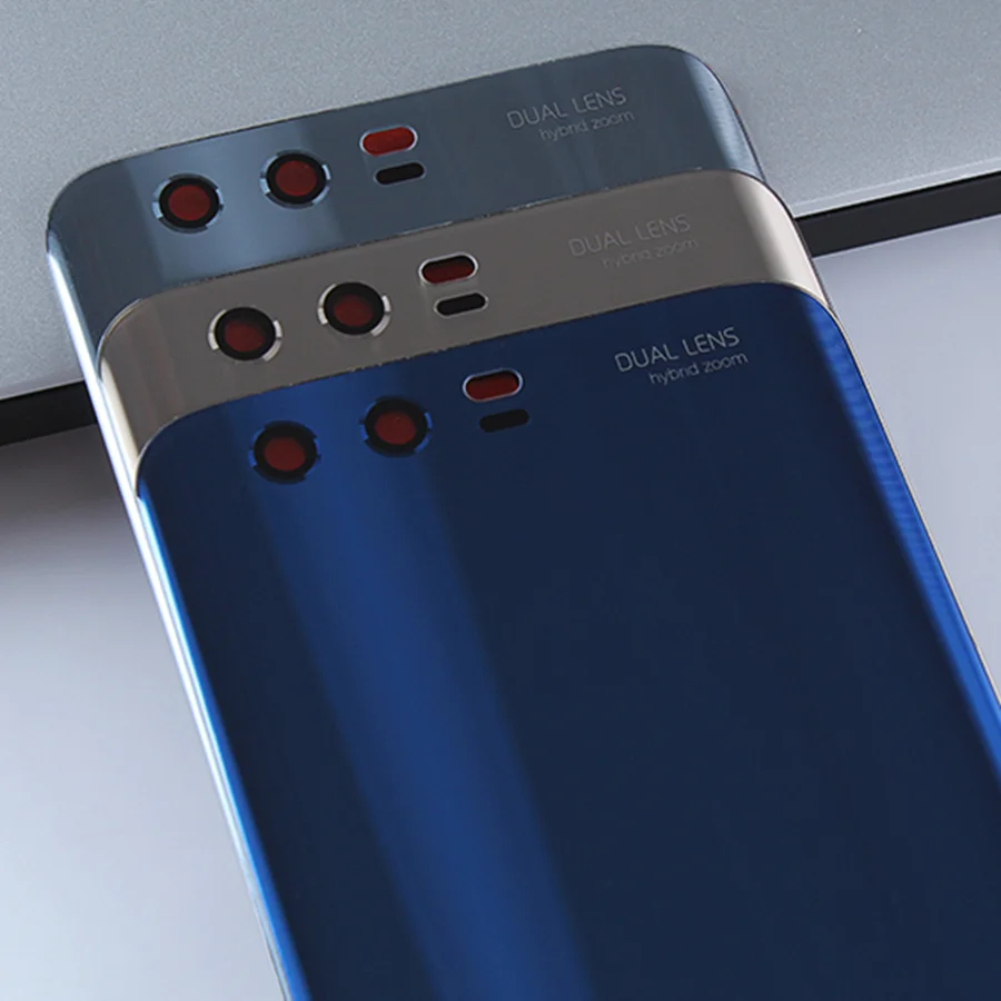 Крышка батарейного отсека для Huawei Honor 9 Задняя стеклянная панель задний корпус