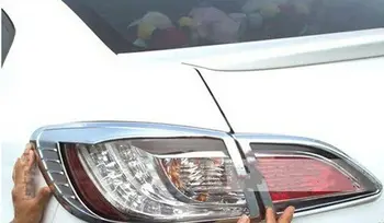 

For Mazda 3 2010 2011 2012 ABS Chrome Rear Lamp Tail Light Lamp Cover trim Car modification Car accessories high quality