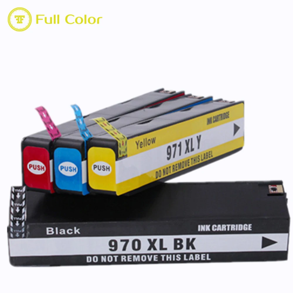 Полноцветный сменный пигмент 970 971 xl 970xl 971xl чернильный картридж совместимый для hp