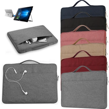 

Laptop Sleeve Bag for Microsoft Surface Pro 2/3/4/6/7/X Book 1/2 Laptop 1/2/3 Zipper Nylon Waterproof Notebook Sleeve Bag