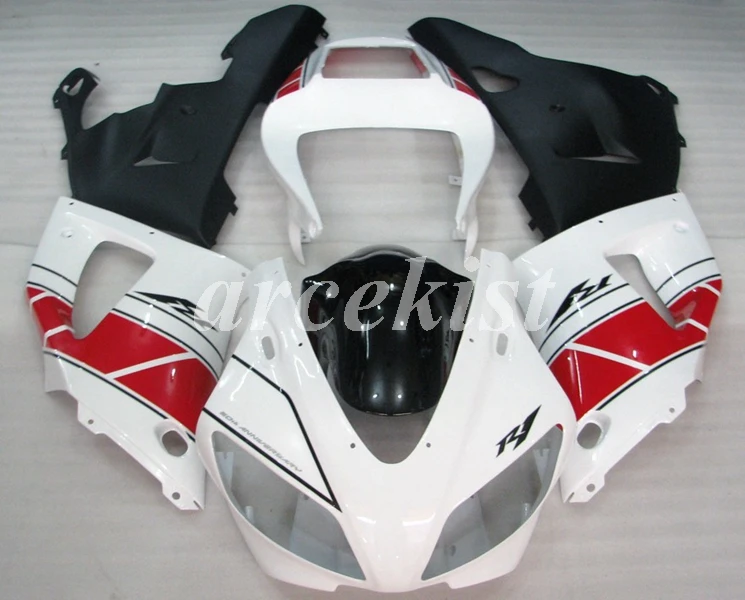 4 подарки ABS полный обтекатель комплект подходит для YAMAHA YZF-R1 R1 1998 1999 98 99 Кузов Набор красный белый
