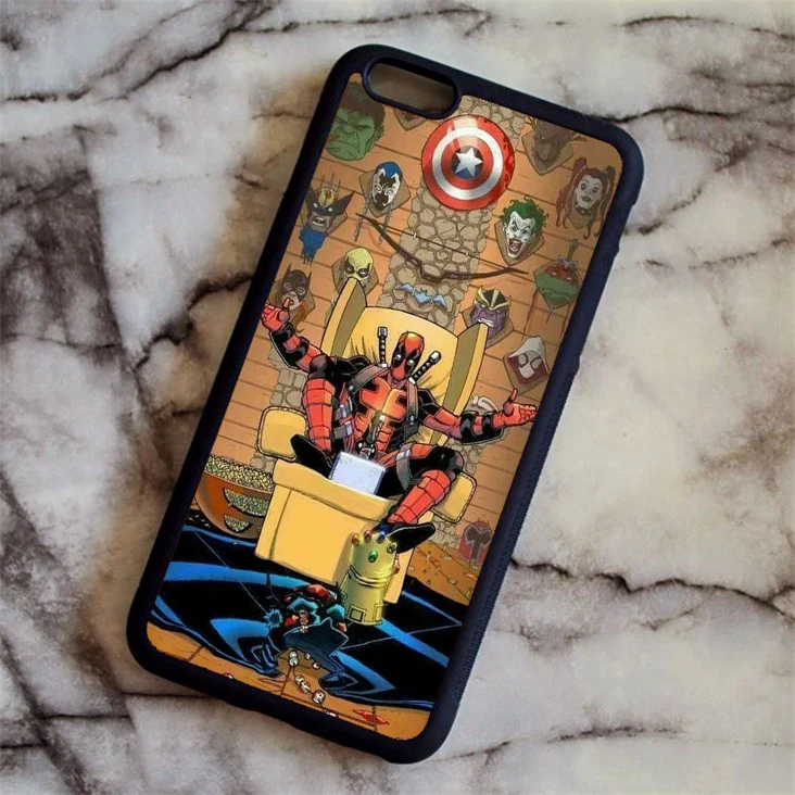 KETAOTAO Marvel Мстители Капитан Америка Дэдпул чехол для телефона s для samsung galaxy S6 S7 S8 S9 Note чехол из мягкого ТПУ резины силикона - Цвет: Прозрачный